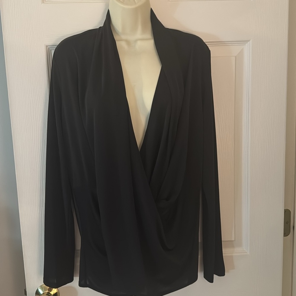 Nicole Miller Artelier  Drape Front Top